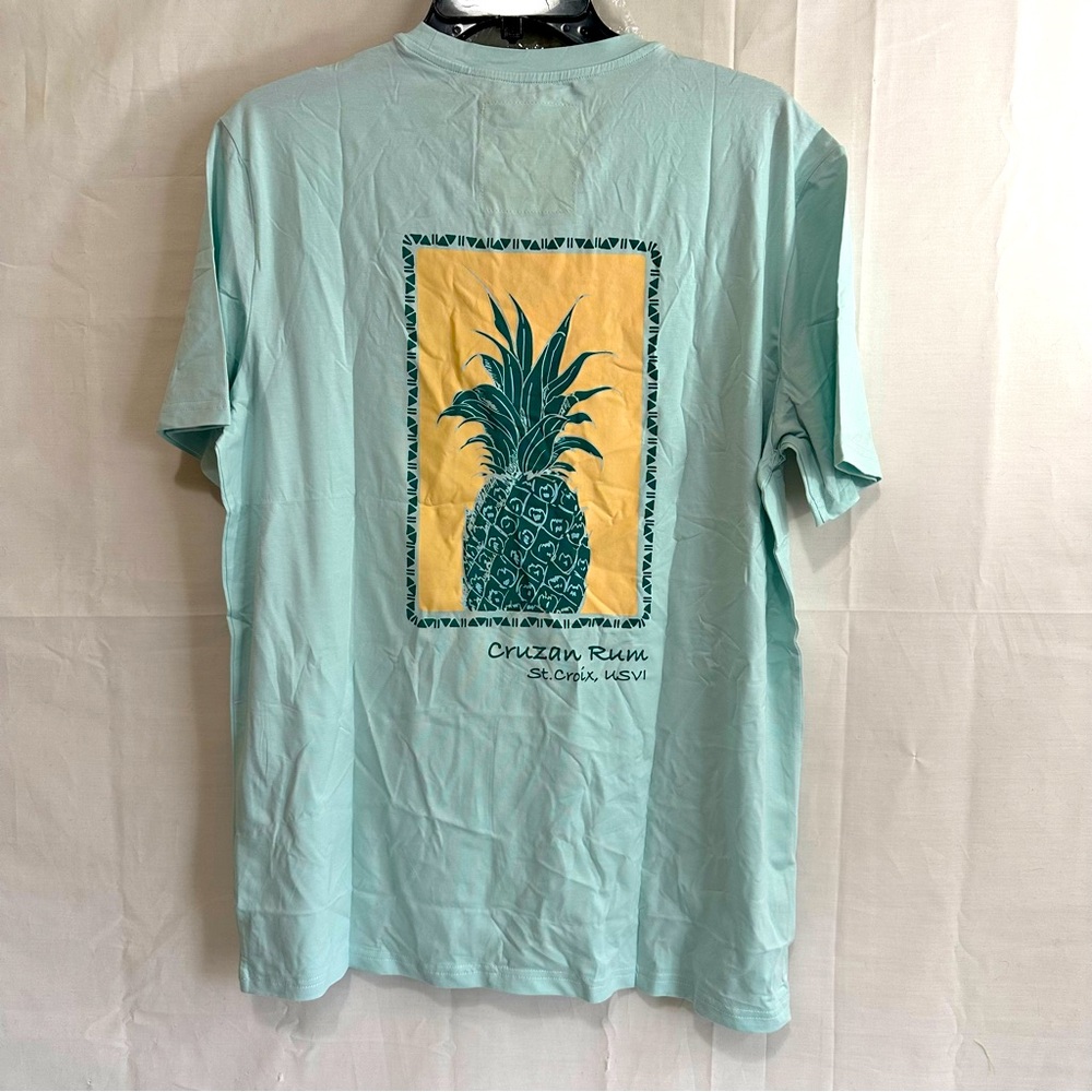 Southern Saint Unisex Cruzan Delusion St. Croix USVI Pineapple T-Shirt Med
